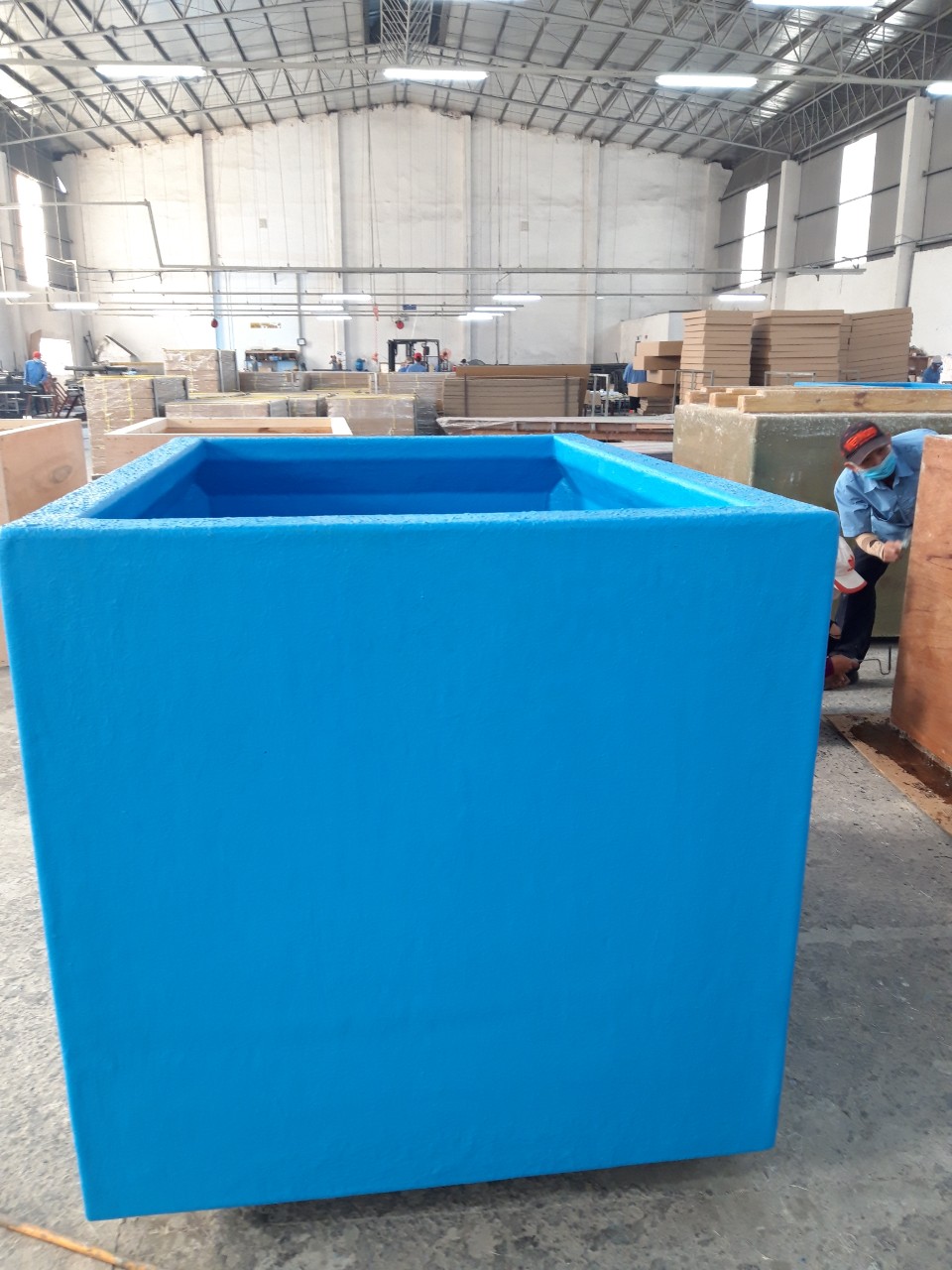 Thùng thủy hải sản nhựa Composite