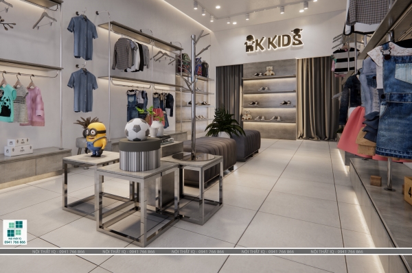 Thiết kế, thi công nội thất shop