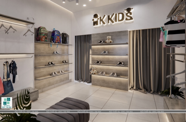 Thiết kế, thi công nội thất shop