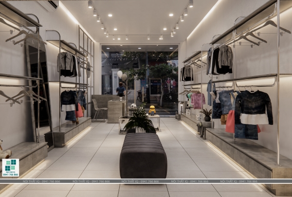 Thiết kế, thi công nội thất shop
