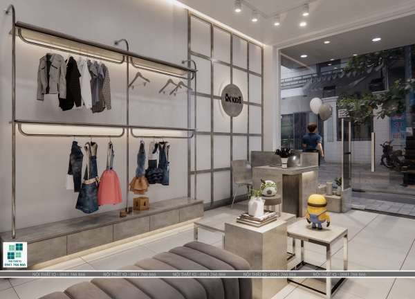 Thiết kế, thi công nội thất shop