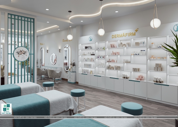 Thiết kế, thi công nội thất shop