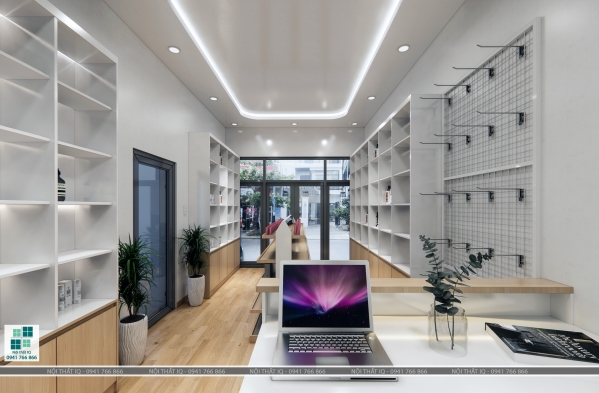 Thiết kế, thi công nội thất shop
