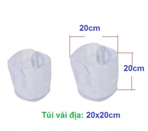 Size túi vải