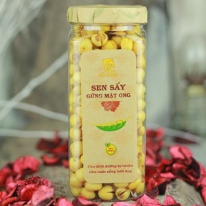 Hạt sen sấy gừng mật ong