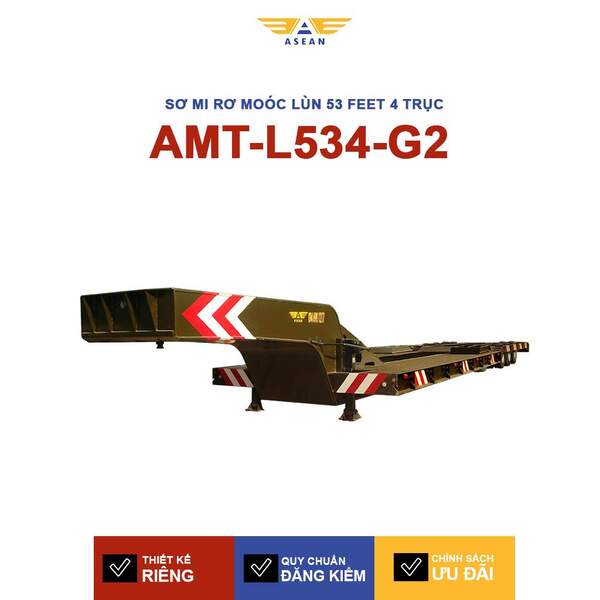 Sơ mi rơ moóc lùn 53 feet 4 trục – AMT-L534-G2
