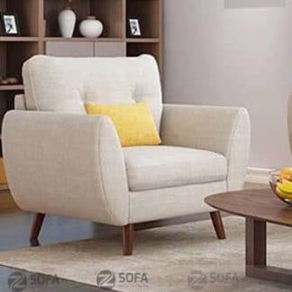 Sofa đơn trắng