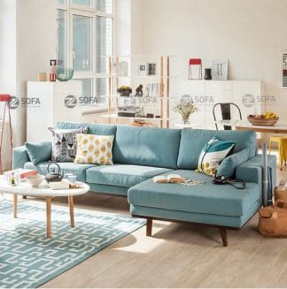 Sofa góc xanh