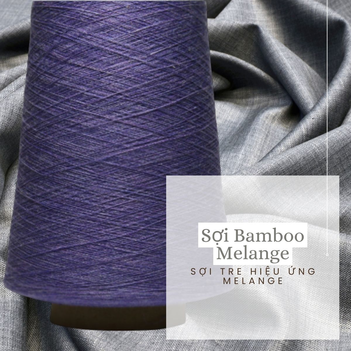 Sợi Bamboo Melange