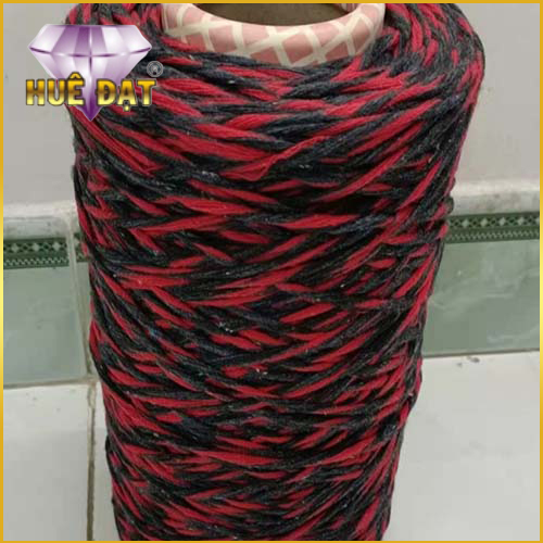 Sợi OE chập đỏ xám