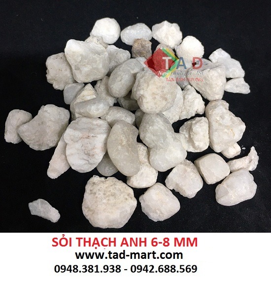 Sỏi thạch anh 6-8 mm