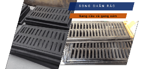 Song chắn rác gang