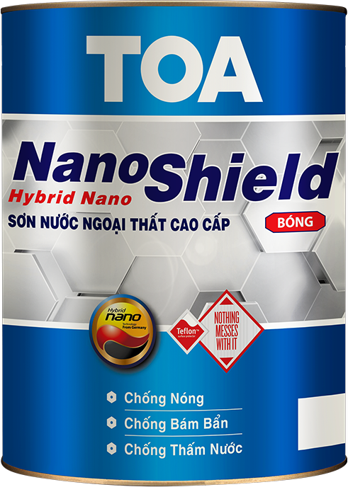 Sơn nước ngoại thất cao cấp TOA NanoShield