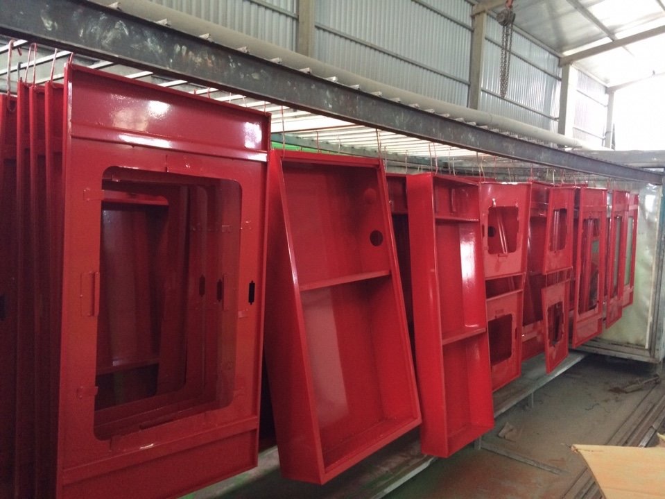 Sơn tĩnh điện tủ PCCC