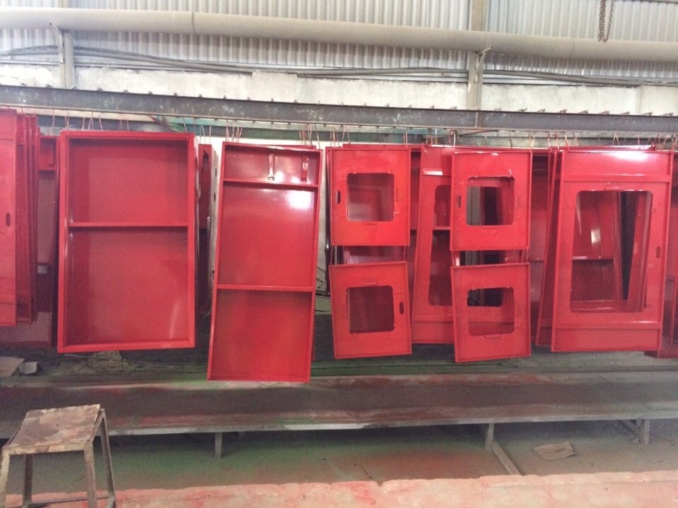 Sơn tĩnh điện tủ PCCC