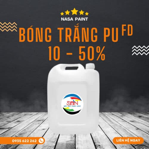Sơn bóng trắng sáng PU 10-50%