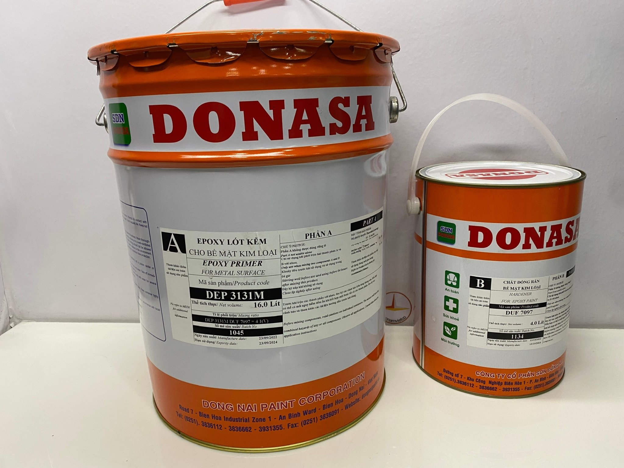 Sơn lót Epoxy cho bề mặt kim loại Donasa