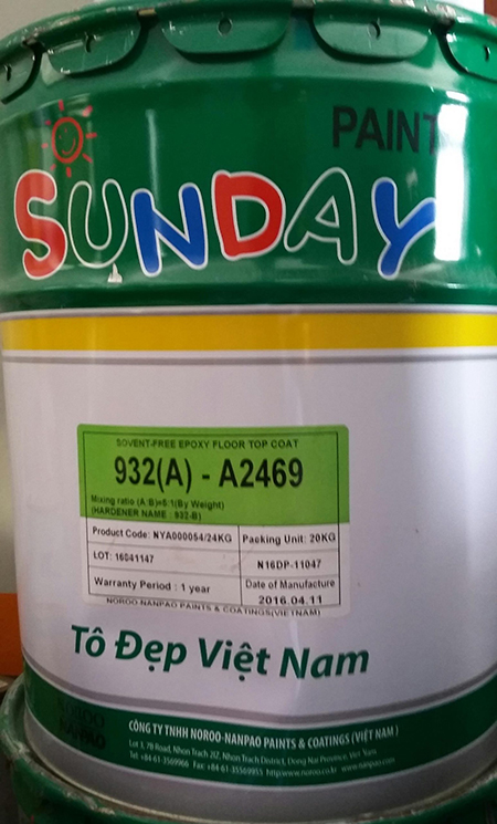 Sơn tự phẳng Epoxy Nanpao 932