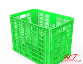 Sóng nhựa hở 3T9 xanh lá