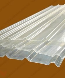 Tấm composite sóng vuông trong suốt