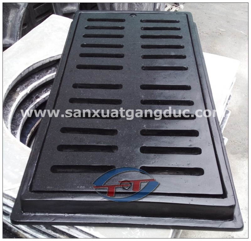 Sóng chắn rác Composite có khung 960x530x50