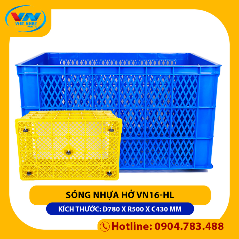Sóng nhựa 5 bánh xe