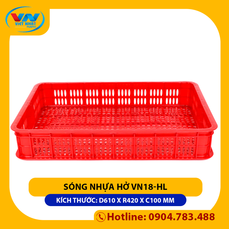 Sóng nhựa hở 1T0