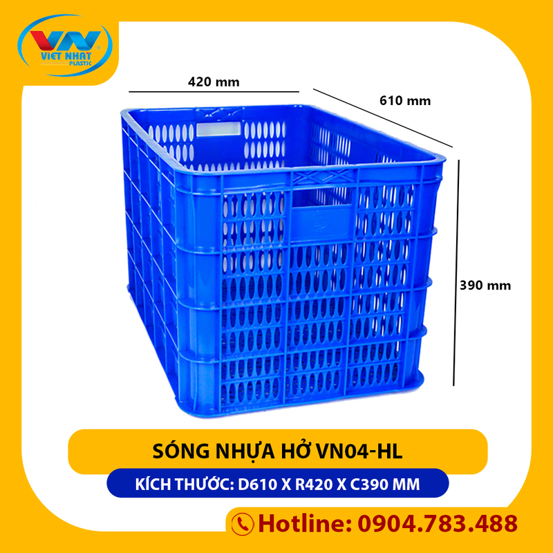Sóng nhựa hở 3T9