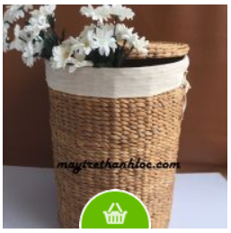 Sọt đựng quần áo lục bình