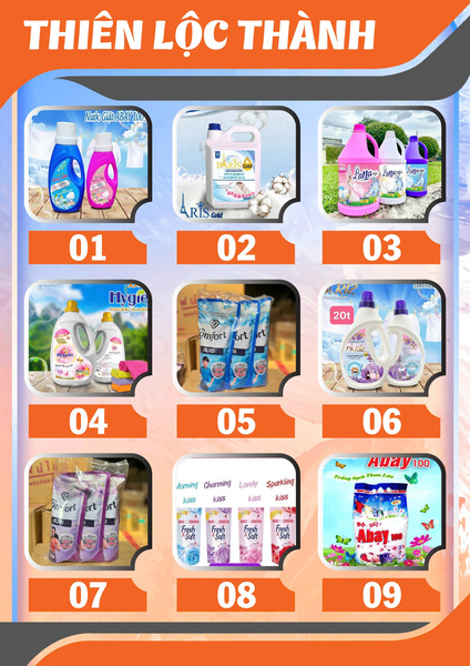 Sản phẩm hóa mỹ phẩm Thiên Phúc