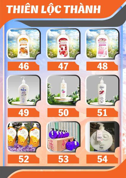 Sản phẩm hóa mỹ phẩm Thiên Phúc
