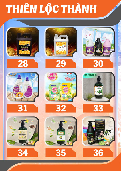 Sản phẩm hóa mỹ phẩm Thiên Phúc