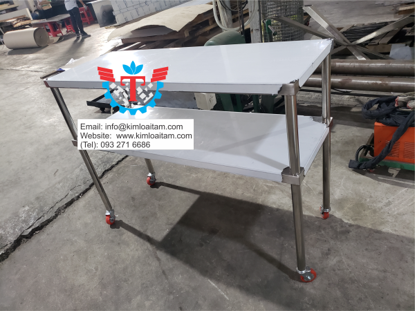 Xe đẩy inox