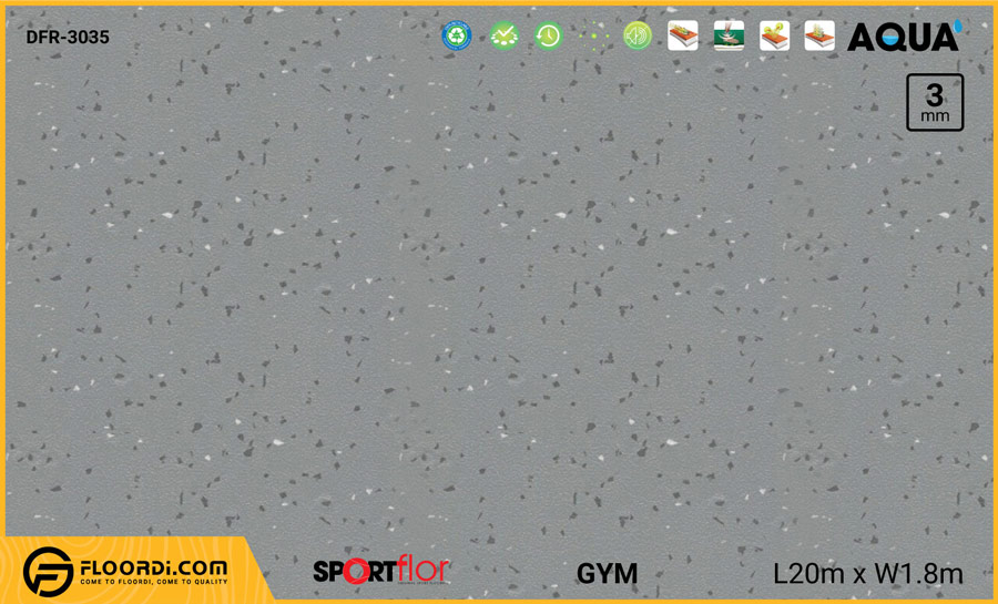 Sàn phòng gym DFR-3035