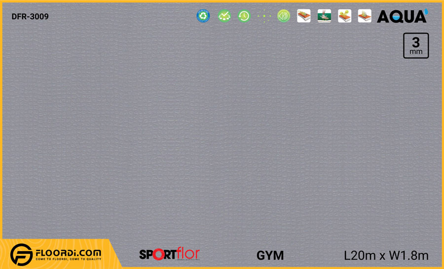 Sàn phòng gym PVC - DFR-3009