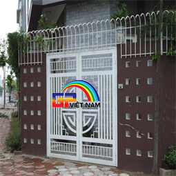 Sơn tĩnh điện cửa cổng