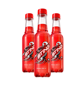Nước ngọt Sting dâu chai 330ml