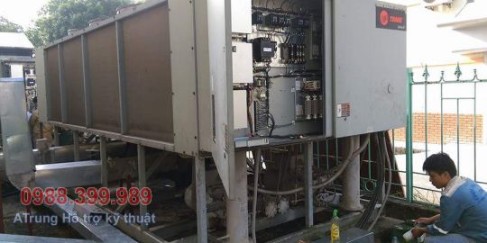 Sửa chữa Hệ thống Chiller Trane tại Xí Nghiệp Quang Điện 23