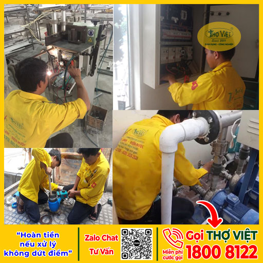 Sửa chữa hệ thống điện nước công nghiệp