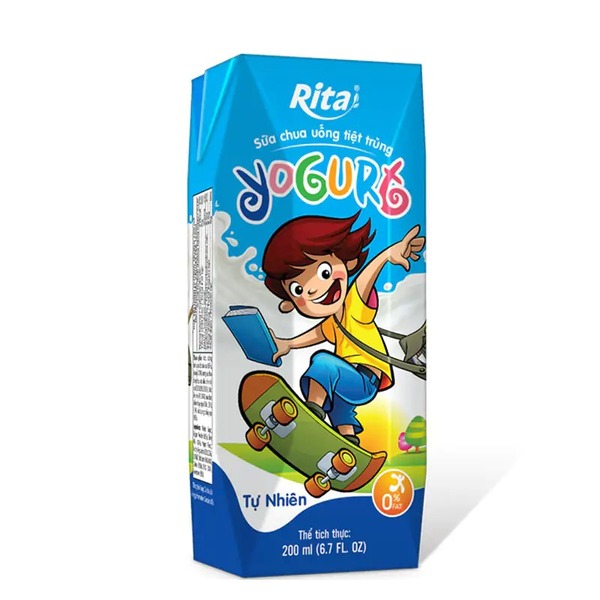 Sữa chua tiệt trùng hộp 200ml