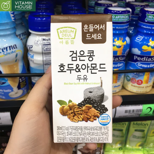 Sữa óc chó hạnh nhân ít đường Areum