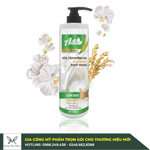 Sữa tắm tinh chất gạo Ailla