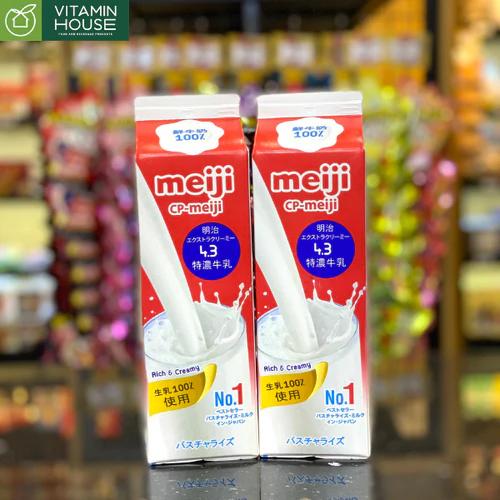 Sữa tươi thanh trùng 4.3% Meiji Nhật