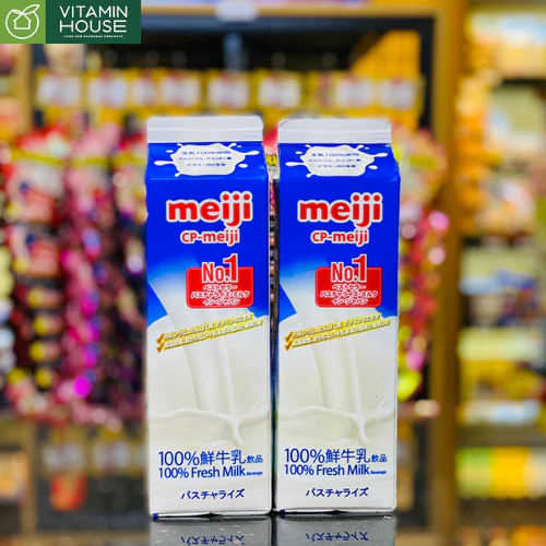 Sữa tươi thanh trùng Meiji Nhật