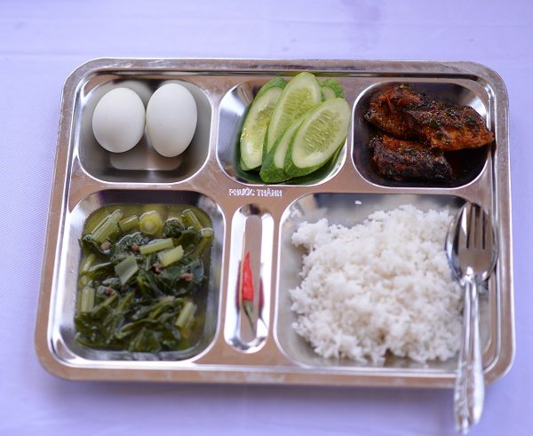 Suất ăn mẫu Phước Thành