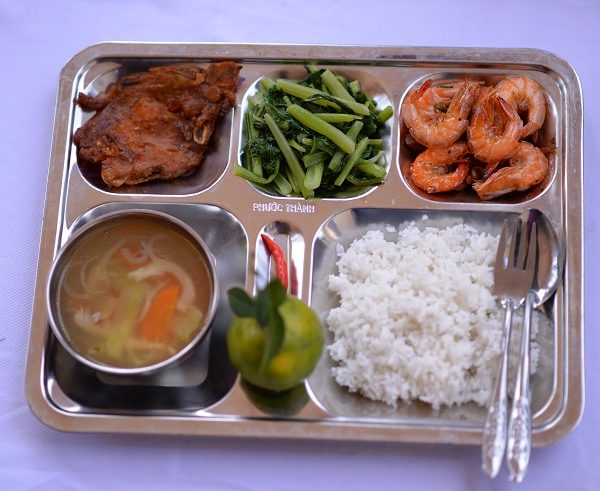 Suất ăn mẫu Phước Thành