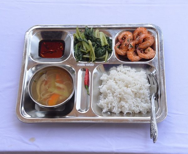 Suất ăn mẫu Phước Thành