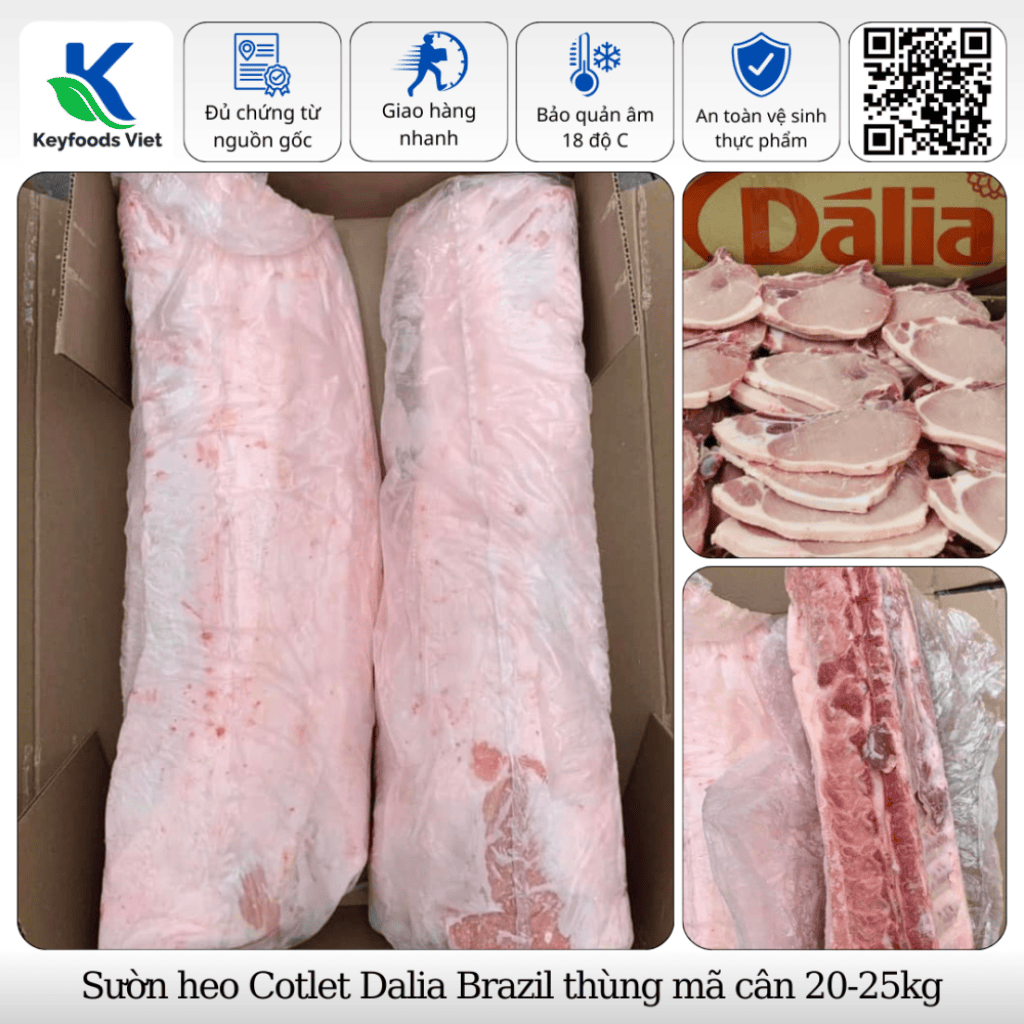 Sườn heo Cotlet Dalia