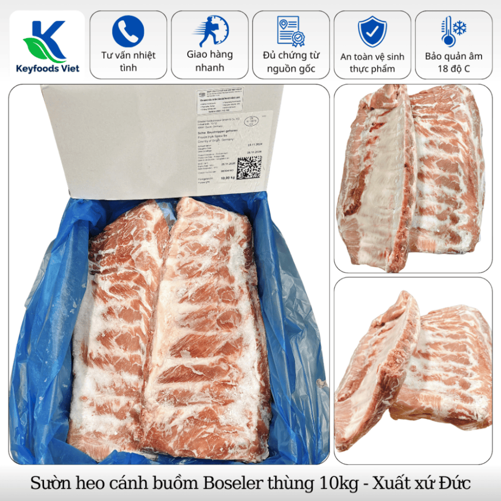 Sườn heo cánh buồm Boseler