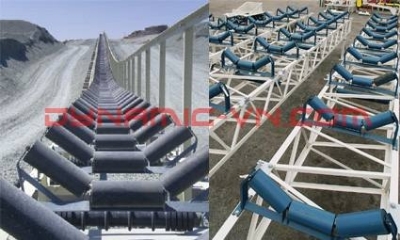 Băng tải cao su lòng máng